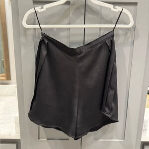 Chic Black High Waist Women's Shorts